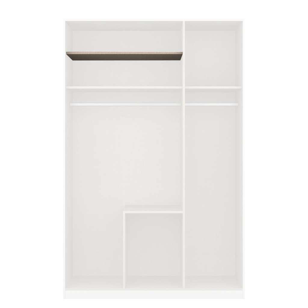 home24 Zubehörpaket Drehtürenschrank KiYDOO III Beige 88x1,6x45 cm (BxHxT) 3-türig Spanplatte Modern