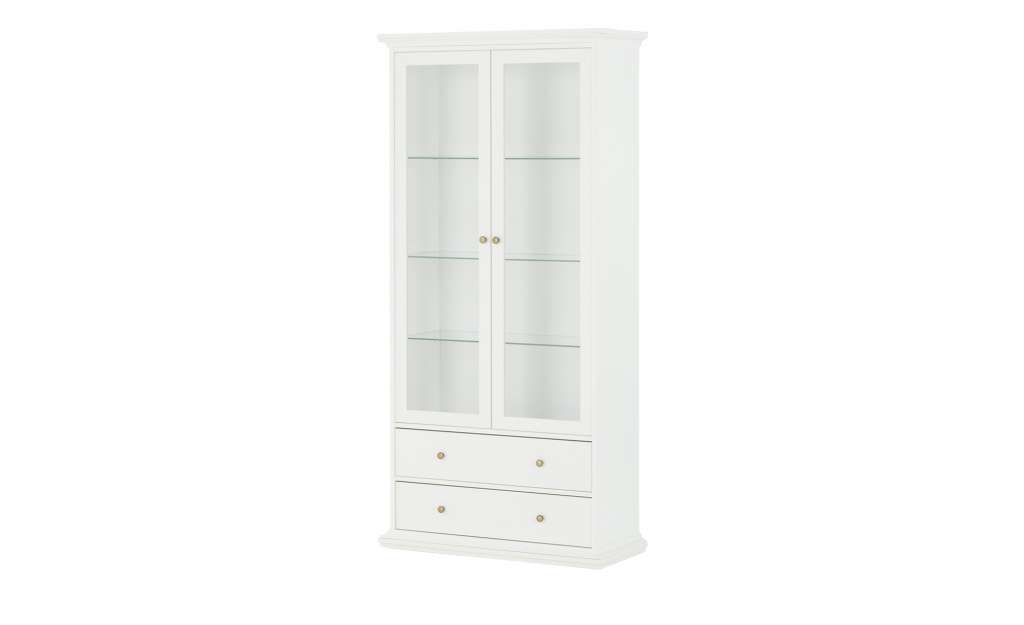 Vitrine  Bellano ¦ weiß Kommoden & Sideboards > Vitrinen - Höffner