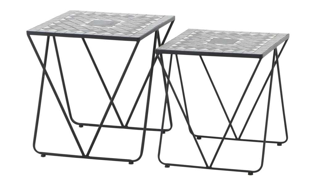 Beistelltisch, 2er-Set  Como ¦ grau Garten > Gartenmöbel > Gartentische - Höffner