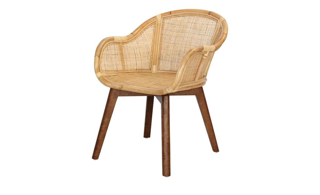 Rattanstuhl  Tweed Me ¦ holzfarben Stühle > Esszimmerstühle > Esszimmerstühle mit Armlehnen - Höffner