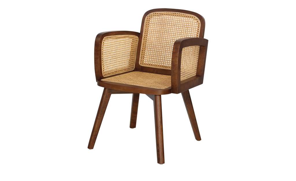 Rattanstuhl  Tweed Me ¦ braun Stühle > Esszimmerstühle > Esszimmerstühle mit Armlehnen - Höffner