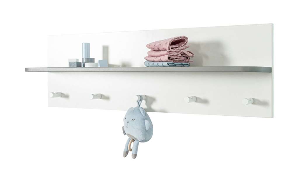 Wandgarderobe  Livia ¦ weiß Regale > Wandregale - Höffner
