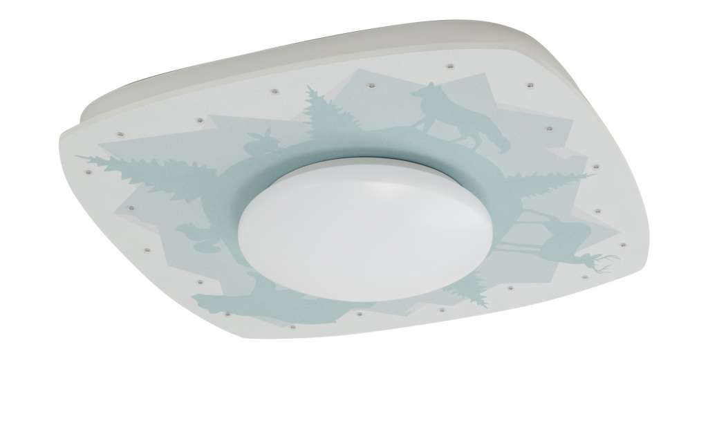 Deckenleuchte, 1+20-flammig, Motiv ´Wald` ¦ grün Lampen & Leuchten > Innenleuchten > Deckenleuchten - Höffner