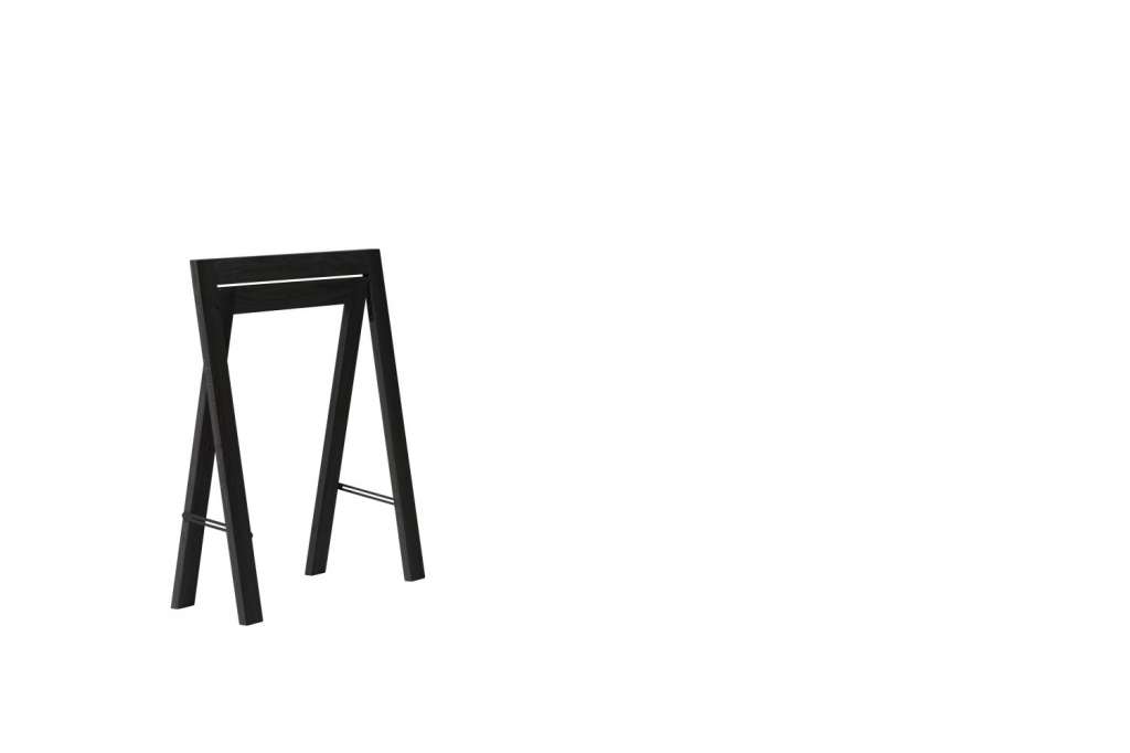 Form&Refine - Austere Tischböcke 2er Set - Black-stained Oak