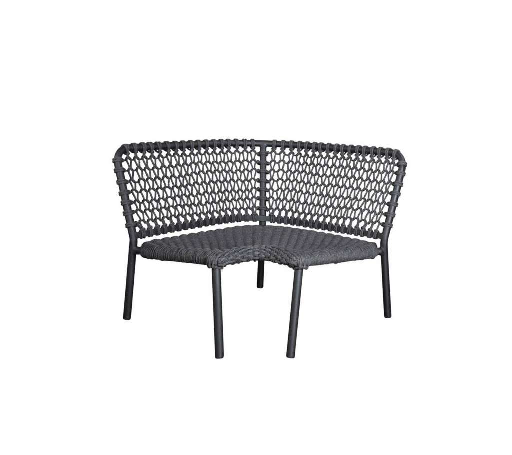 Cane-line Outdoor - Ocean Sofa Eckmodul - Dark grey
