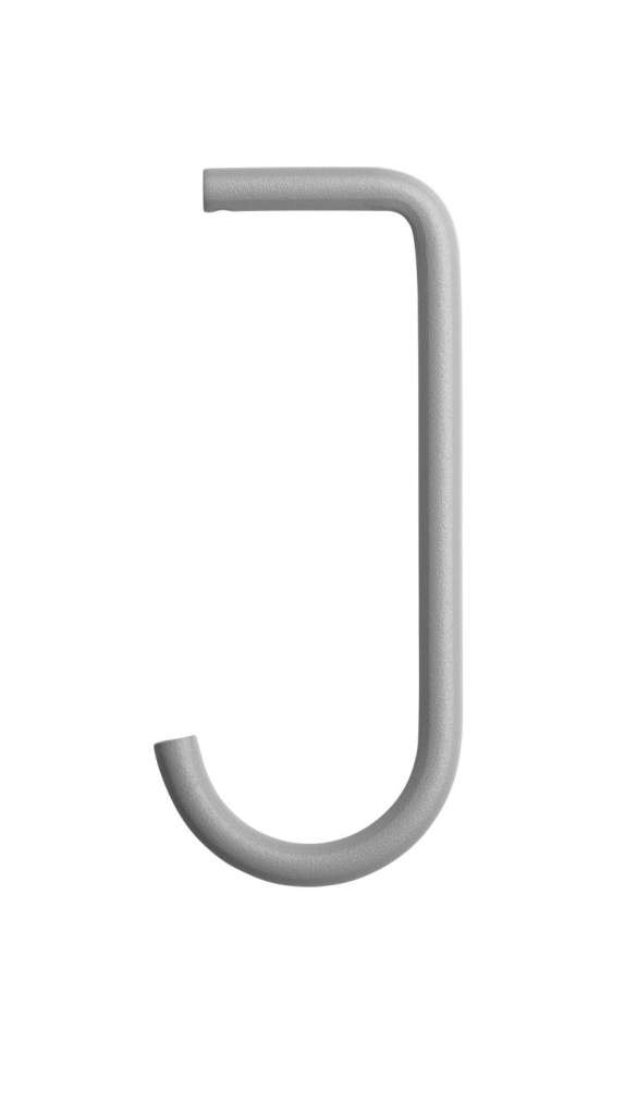 String Furniture - J-Haken Metall 5er Set - grau