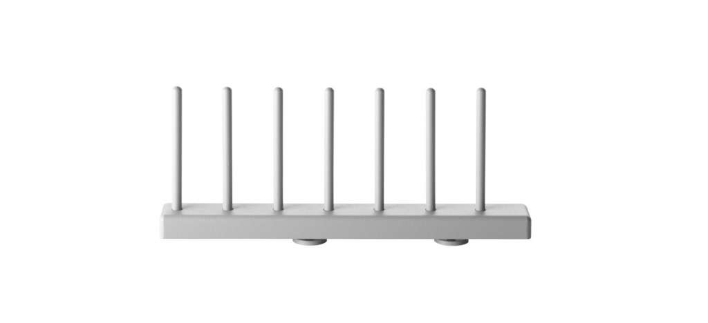 String Furniture - Tellerablage 2er Set - grau