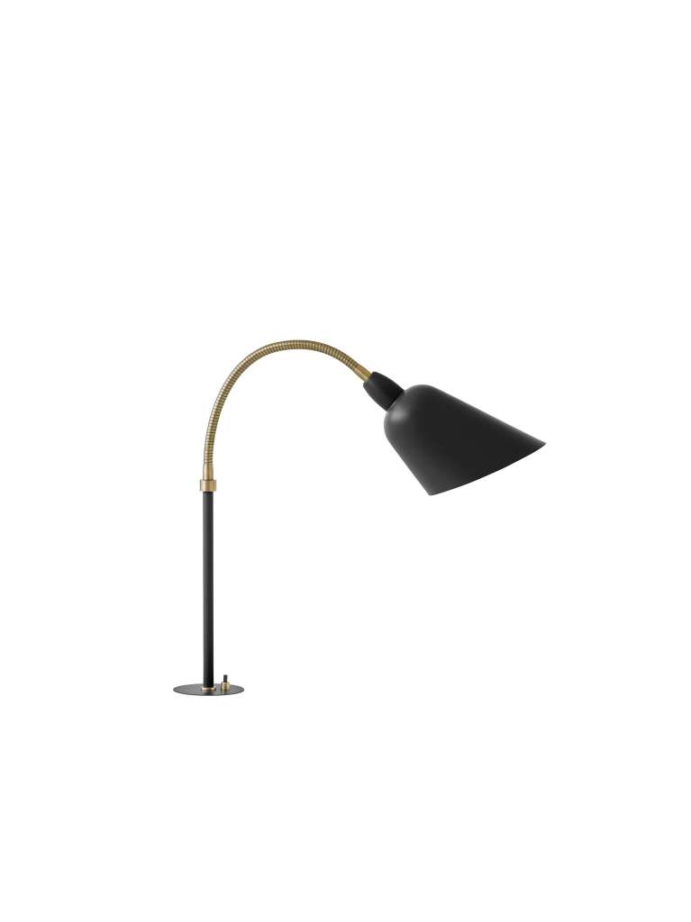 andTRADITION - Bellevue Plug-In AJ11 - Tischlampe - schwarz/messing - mit Schalter