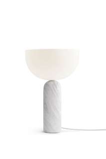 New Works - Kizu Tischleuchte - white marble - large