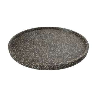 TRIMM Copenhagen - Terrazzo Tischplatte - black