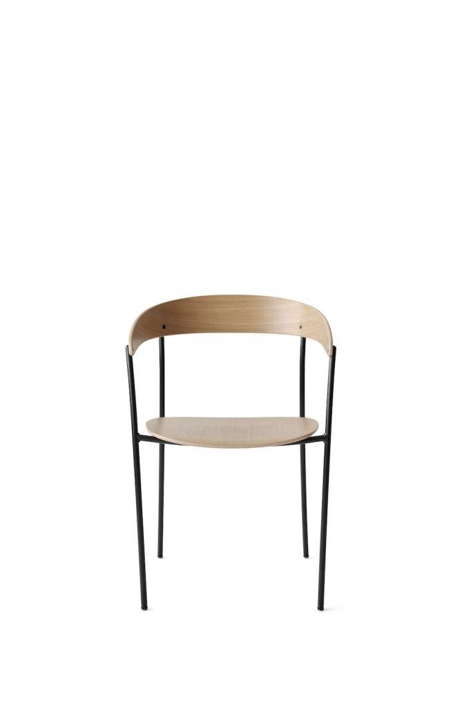 New Works - Missing Chair mit Armlehnen - natural oak