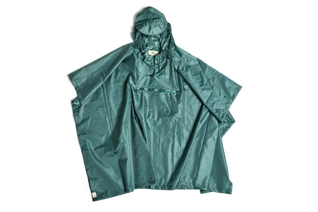 HAY - Mono Rain Poncho - green