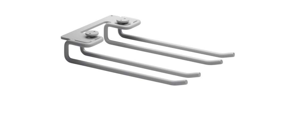 String Furniture - Glasaufhängung 2er Set 20 cm - grau