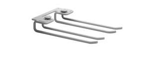 String Furniture - Glasaufhängung 2er Set 20 cm - grau