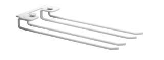 String Furniture - Glasaufhängung 2er Set 30 cm - weiß