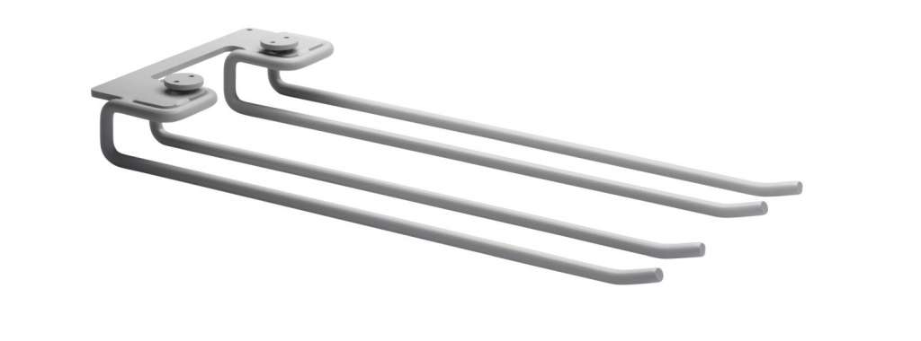 String Furniture - Glasaufhängung 2er Set 30 cm - grau