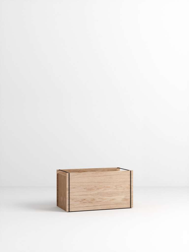 Moebe - Storage box - Wood, black