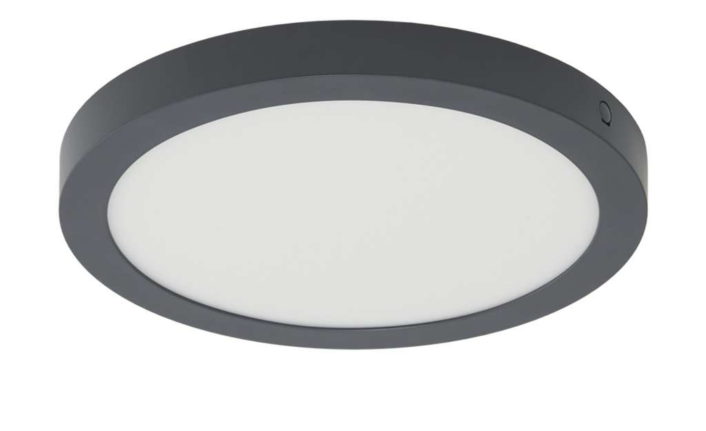 LED-Deckenleuchte, rund, dunkelgrau ¦ grauØ: 30 Lampen & Leuchten > Innenleuchten > Deckenleuchten - Höffner