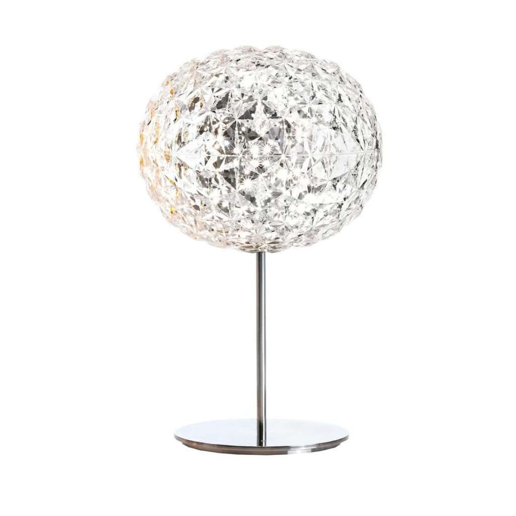 Kartell - Planet Tischleuchte mit Fuß - glasklar - indoor