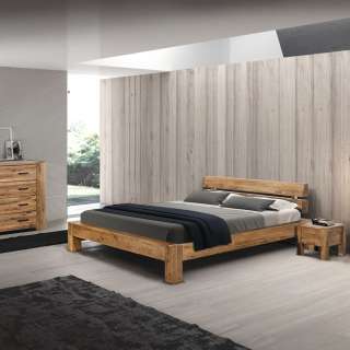 home24 Neue Modular Massivholzbett Ortega 180x200 cm Sumpfeiche