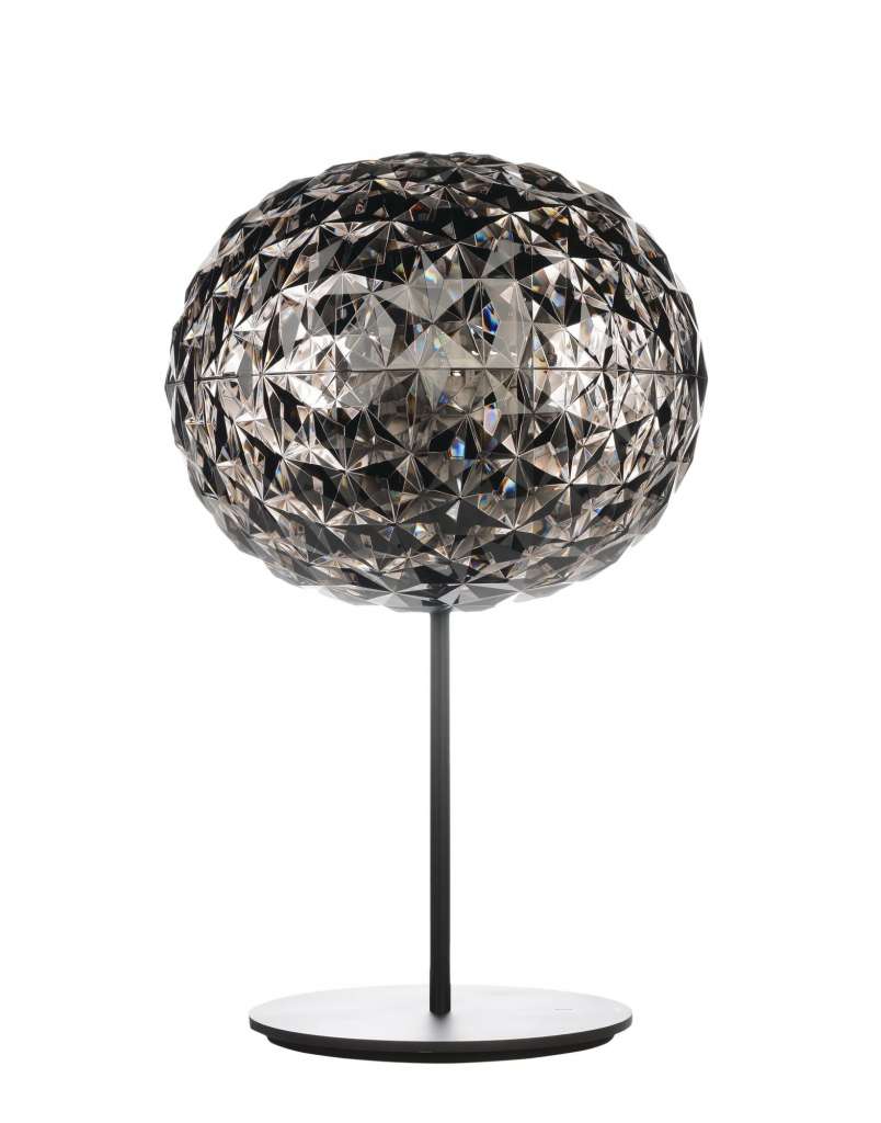 Kartell - Planet Tischleuchte mit Fuß - rauch - indoor