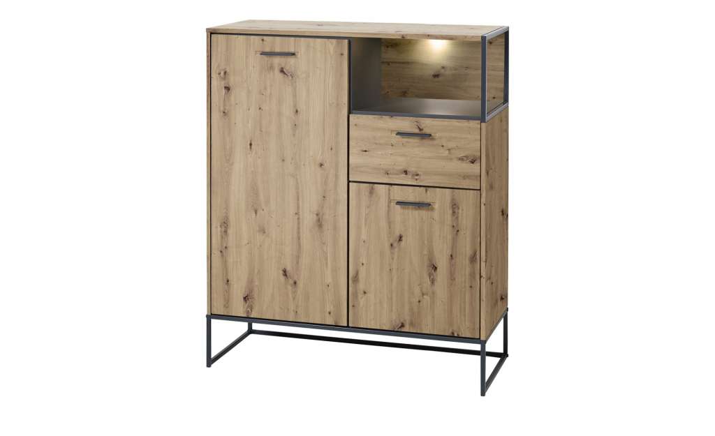 Schuhschrank   Walow ¦ holzfarben Garderoben & Kleiderstangen > Schuhschränke - Höffner