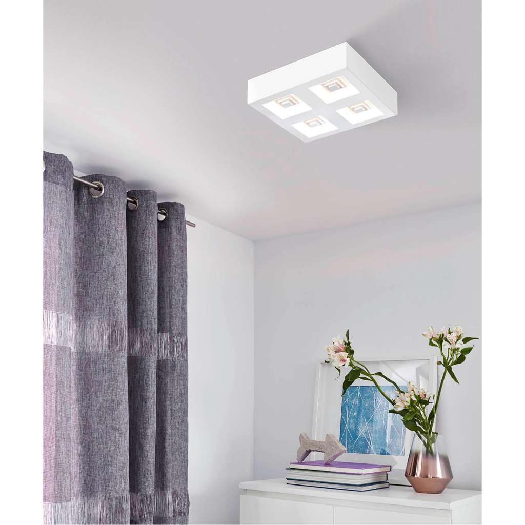 home24 LED-Deckenleuchte Ferreros