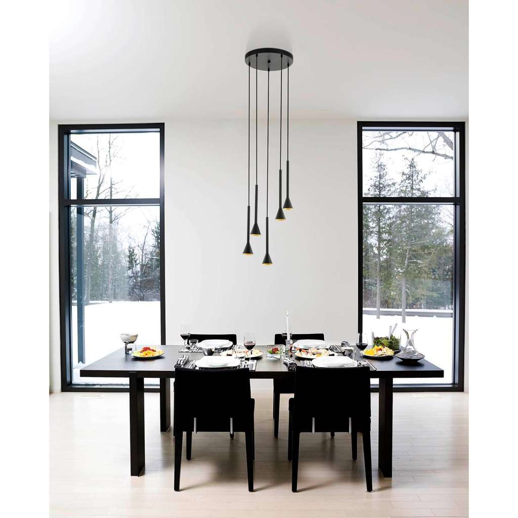home24 LED-Pendelleuchte Cortaderas III
