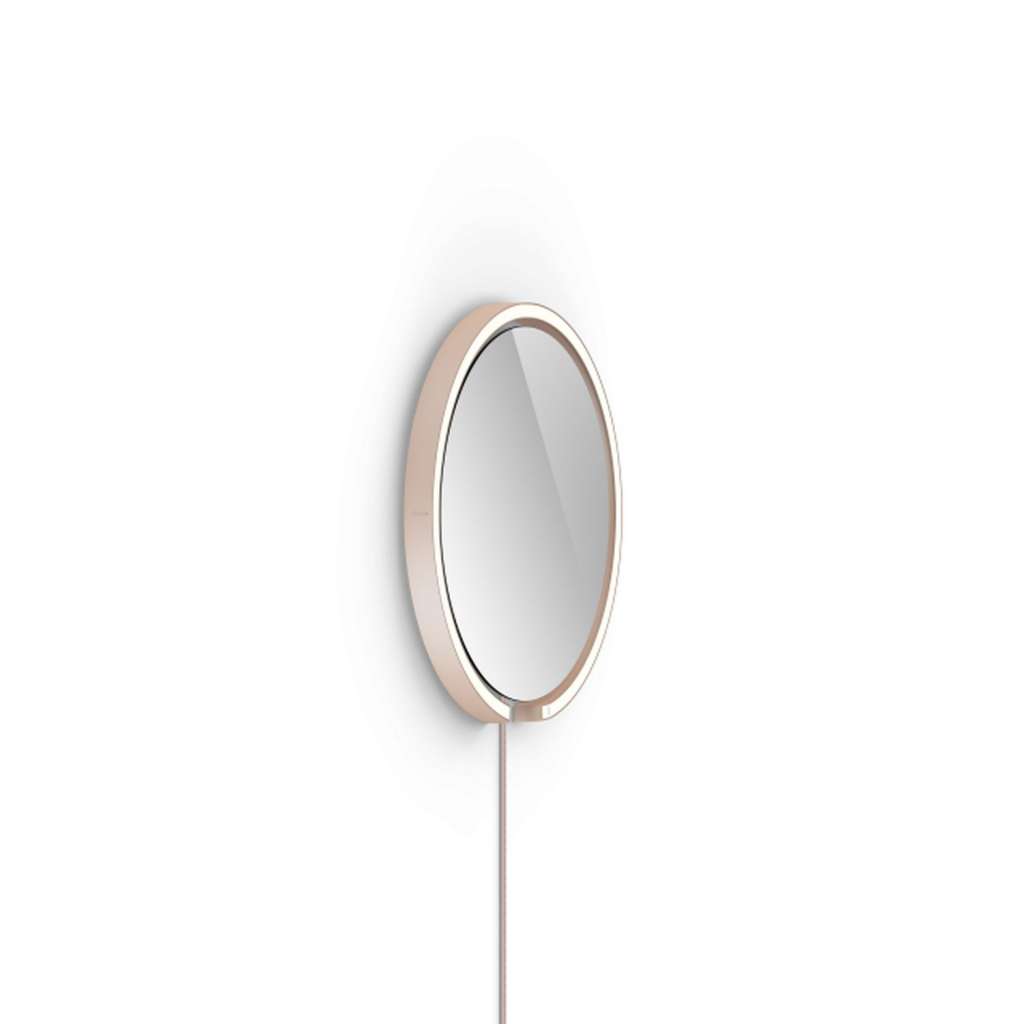 Occhio - Sfera corda Wandspiegelleuchte - mattgold - 40 cm - klar