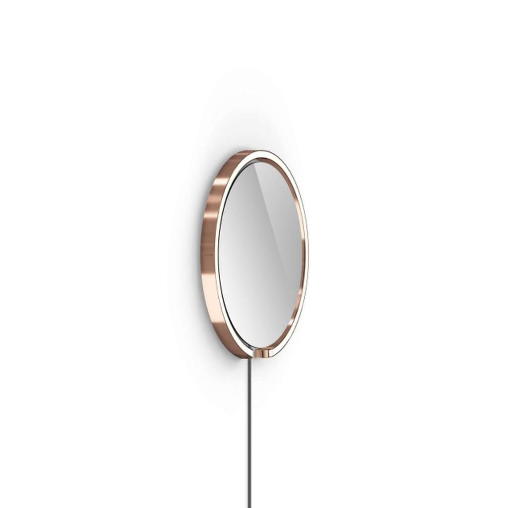 Occhio - Sfera corda Wandspiegelleuchte - rosegold - 40 cm - klar
