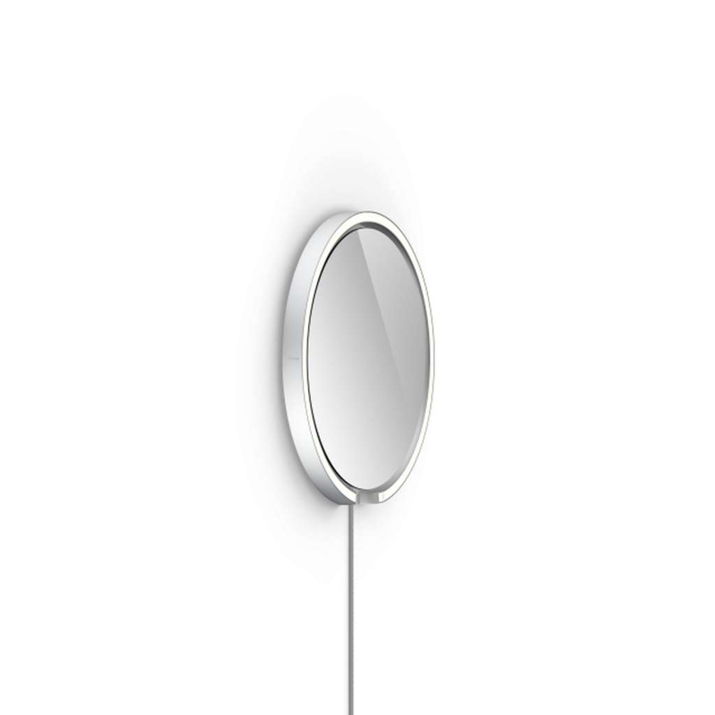 Occhio - Sfera corda Wandspiegelleuchte - silber - 40 cm - klar