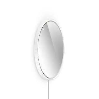 Occhio - Sfera corda Wandspiegelleuchte - weiß matt - 60 cm - klar