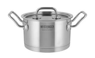 Meisterkoch Topf 16 cm  Modus ¦ silber ¦ EdelstahlØ: 16 Töpfe & Pfannen & Zubehör > Topf und Pfannen-Sets - Höffner