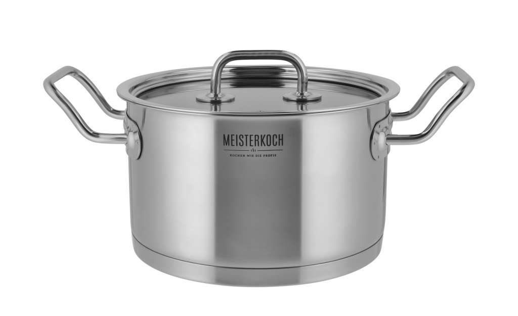 Meisterkoch Topf 20 cm  Modus ¦ silber ¦ EdelstahlØ: 20 Töpfe & Pfannen & Zubehör > Topf und Pfannen-Sets - Höffner