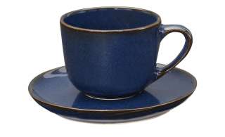 ASA SELECTION Espressotasse mit Unterteller ¦ blau ¦ PorzellanØ: 6.7 Geschirr > Tassen - Höffner