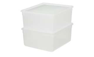 Rotho Aufbewahrungsbox, 2er Set ¦ transparent/klar ¦ Polypropylen Aufbewahrung > Aufbewahrungsboxen > sonstige Aufbewahrungsmittel - Höffner