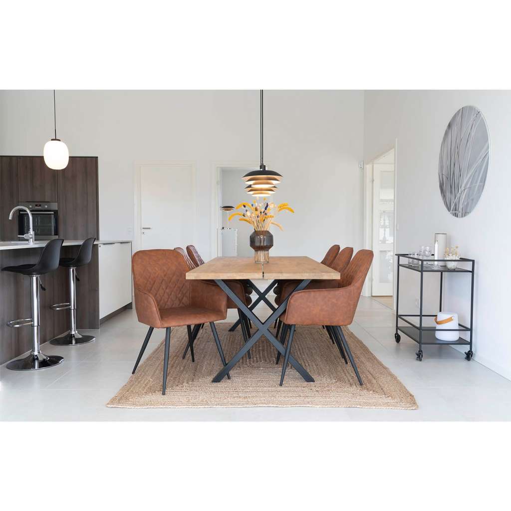 home24 Armlehnenstuhl Pierry I (2er-Set)