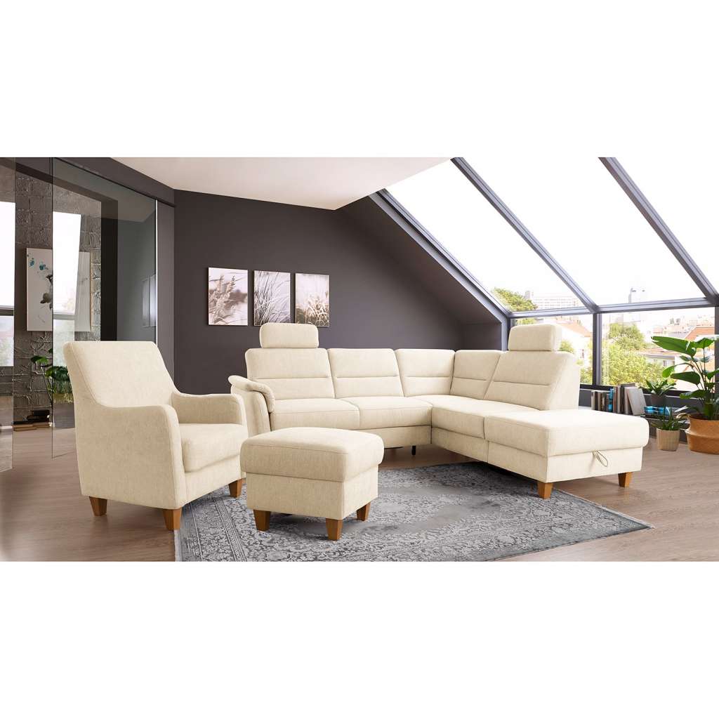 home24 Polsterhocker Baulon