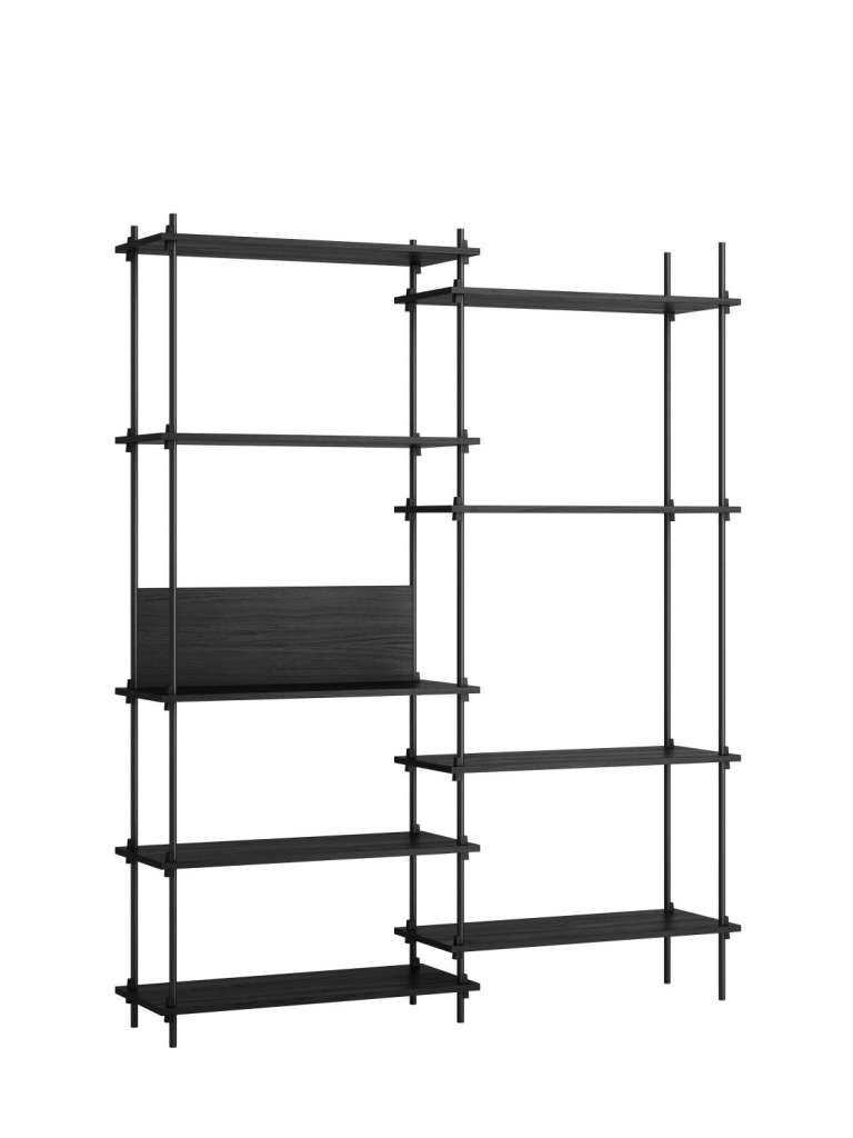 Moebe - Shelving System Set 07 - Black