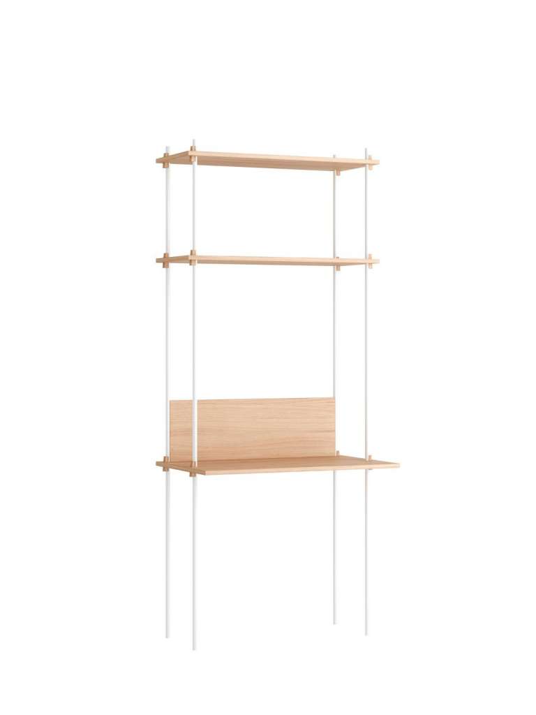Moebe - Shelving System Set 15 - Oak, white