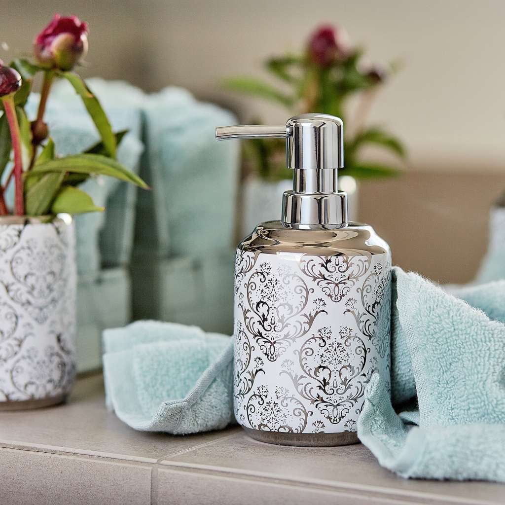 home24 Bad-Accessoires-Set Barock (3-teilig)