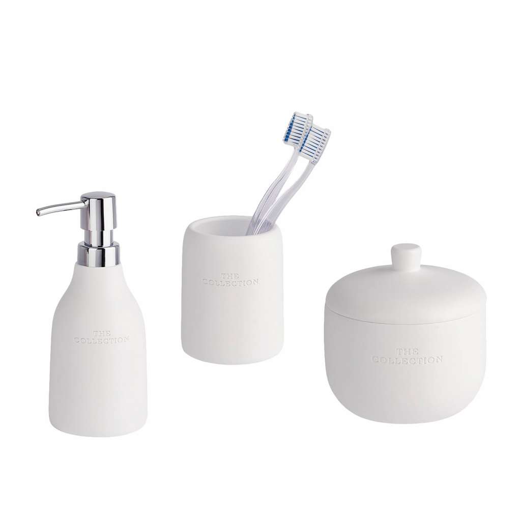 home24 Bad-Accessoires-Set The Collection White