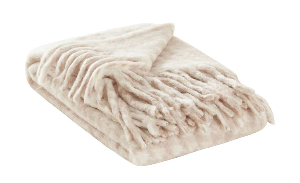 Gray & Jones Wohndecke Hahnentritt  Tierra Fuego ¦ beige ¦ 60% Acryl, 20% Wolle, 20% Nylon Heimtextilien > Kuscheldecken - Höffner