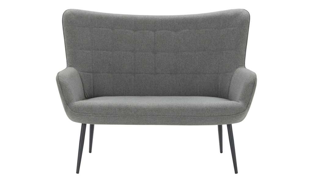 Sofa, 2-sitzig  Annika ¦ grau Polstermöbel > Sofas > 2-Sitzer - Höffner