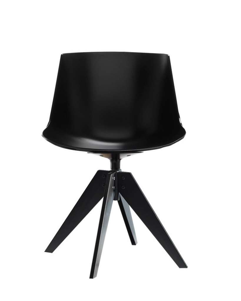 MDF Italia - Flow Drehstuhl VN Stahlgestell - schwarz - indoor