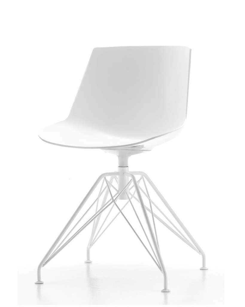 MDF Italia - Flow Drehstuhl LEM - weiß - indoor