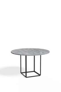 New Works - Florence Dining Table - Grey Ruivina Marble - Ø 120