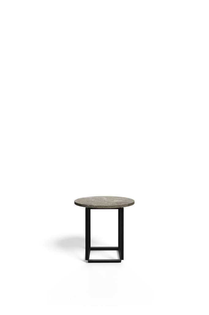 New Works - Florence Side Table - Gris du Marais Marble