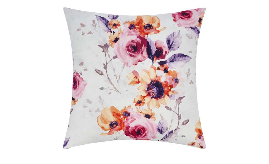 Kissen  Blumenbouquet ¦ mehrfarbig ¦ 100% Polyesterfüllung Heimtextilien > Kissen > Dekokissen - Höffner