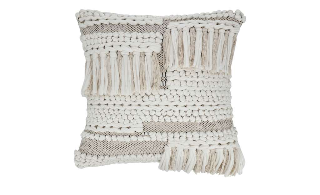 HOME STORY Kissen  Groboptik ¦ beige ¦ 100% Polyesterfüllung Heimtextilien > Kissen > Dekokissen - Höffner